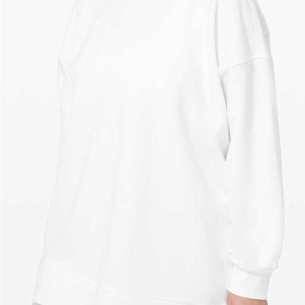 Lululemon Perfectly Oversized Crew White 10